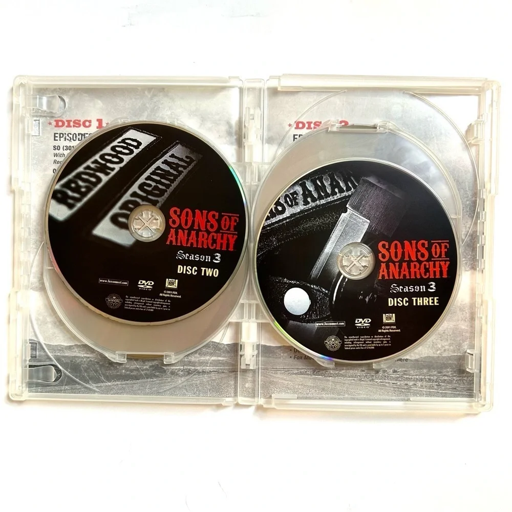 SONS OF ANARCHY Season 3 - DVD - Charlie Hunnam and Ron Perlman - Picture 11 of 12